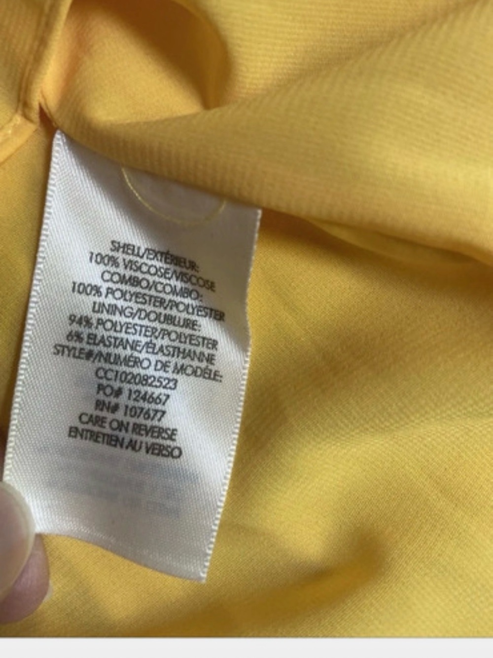 NWT Alice + Olivia Yellow High-Neck Tiered Mini Dress 10 - Picture 13 of 16